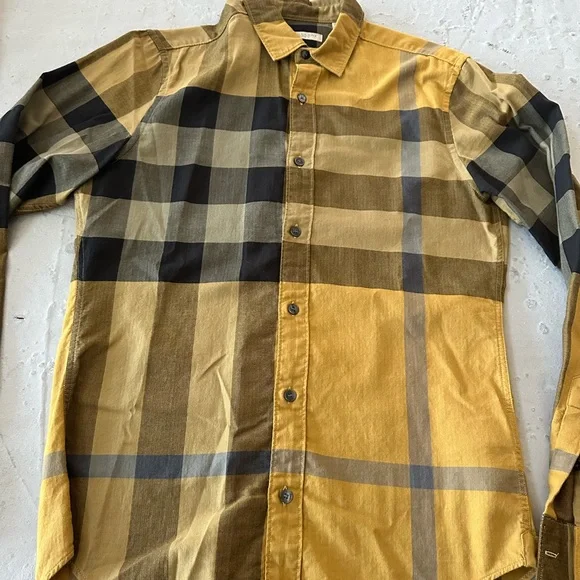 Burberry men’s  casual Long sleeve dress shirt size small - Picture 7 of 8